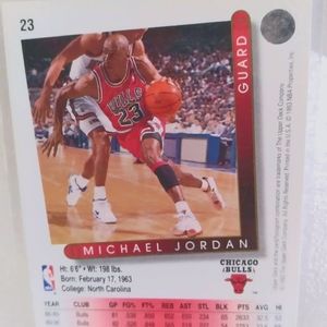 Three Micheal Jordan Basketball cards